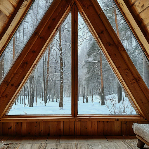 Деревянные окна для частного дома зимой: надежная защита от мороза, ветра и влаги