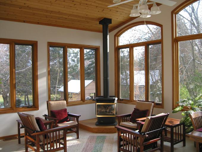 Современные деревянные окна